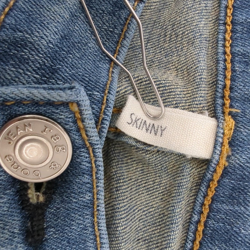 Rag & Bone Jean Womens 28 Skinny Jeans Blue Stretch Denim Made‎ USA W1602K520 - Picture 13 of 14